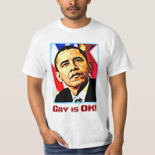 Camiseta El gay de Obama es ACEPTABLE