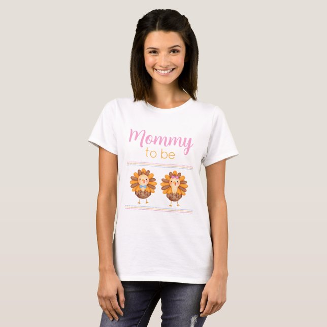 Camiseta El género de Acción de Gracias revela la mami turc (Anverso completo)