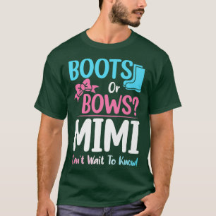 Camiseta El género de Boots o Bows Mimi revela el anuncio d