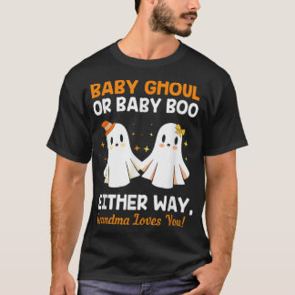 Camiseta El género de la abuela de Baby Shower Halloween re