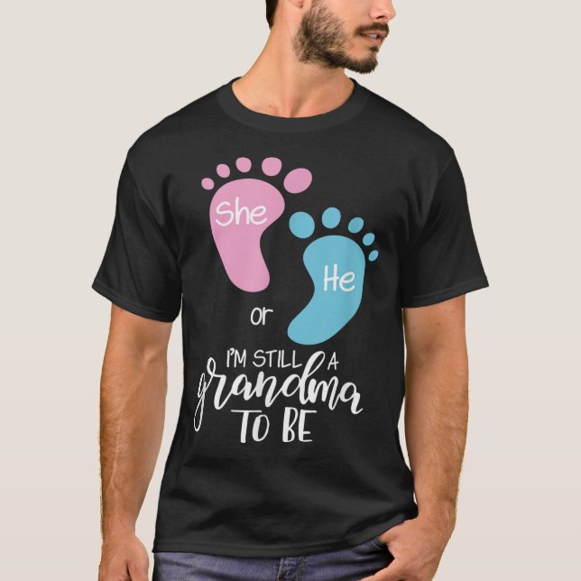 Camiseta El género de la abuela revela que (Anverso)