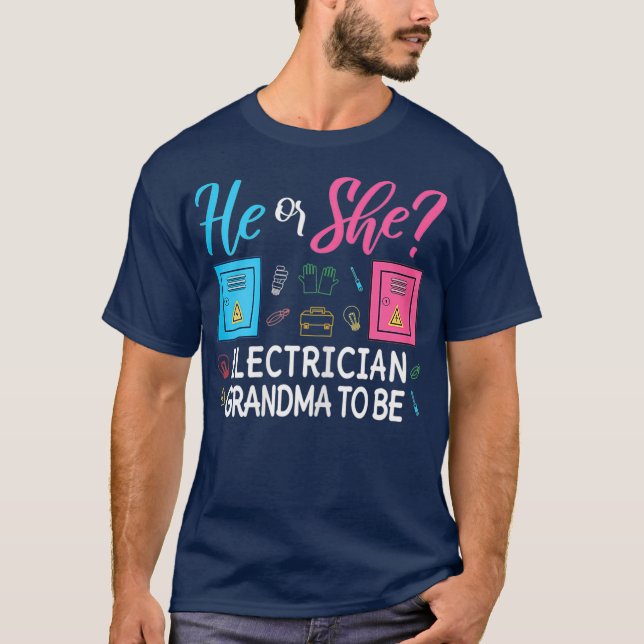 Camiseta El Género De La Mujer Revela Que Es Electrista De  (Anverso)
