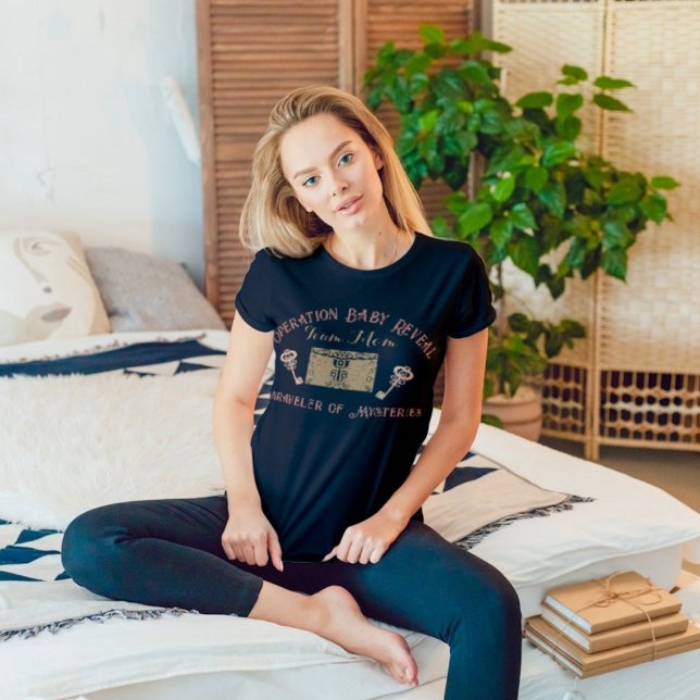 Camiseta El género de la sala de escape revela que la madre (Subido por el creador)