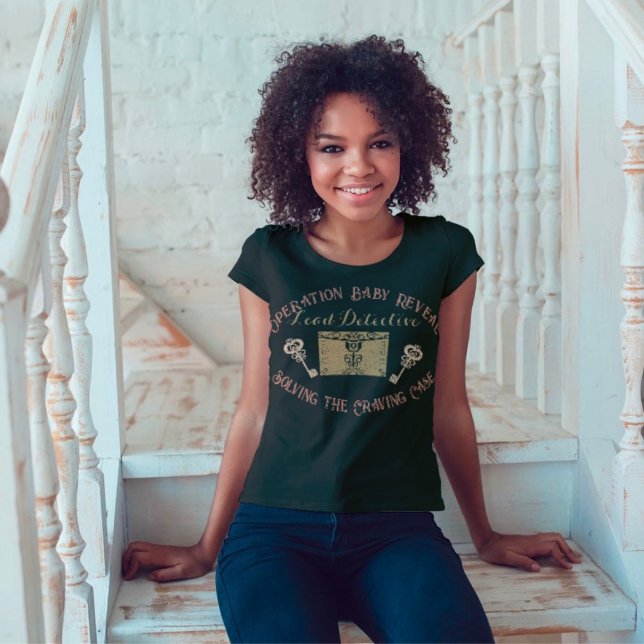 Camiseta El género de la sala de escape revela que la madre (Subido por el creador)