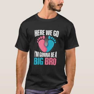 Camiseta El género de los niños revela la cita para una raz