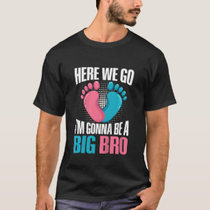 Camiseta El género de los niños revela la cita para una raz
