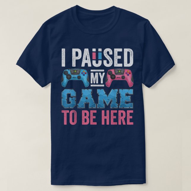 Camiseta El género de los videojugadores divertidos revela  (Diseño del anverso)