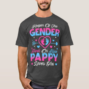 Camiseta El Género Del Bebé Revela Ducha De Papel Rosa O Az