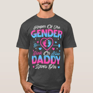 Camiseta El Género Del Bebé Revela Ducha Rosa O Azul Ama A