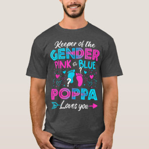 Camiseta El Género Del Bebé Revela Ducha Rosa O Azul Amas P