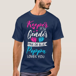 Camiseta El Género Del Bebé Revela Ducha Rosa O Azul Amas P