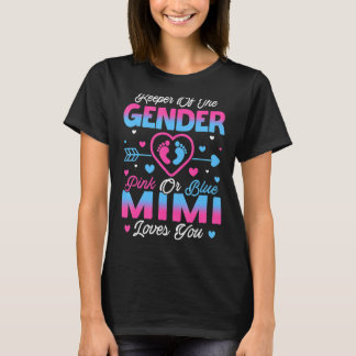 Camiseta El Género Del Bebé Revela Ducha Rosa O Azul Mimi A