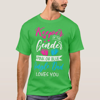Camiseta El Género Del Bebé Revela Ducha Rosa O Azul Papá S
