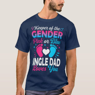 Camiseta El Género Del Bebé Revela Ducha Rosa O Azul Papá S