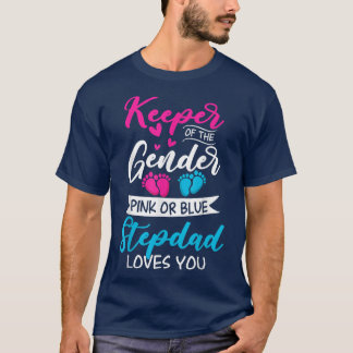 Camiseta El Género Del Bebé Revela La Ducha Rosa O Azul Est