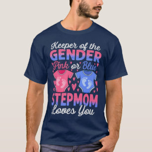 Camiseta El Género Del Bebé Revela La Ducha Rosa O El Amor 