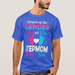 Camiseta El Género Del Bebé Revela La Ducha Rosa O El Amor