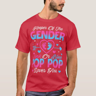 Camiseta El Género Del Bebé Revela La Ducha Rosa O El Amor
