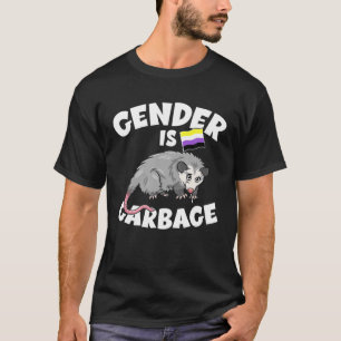 Camiseta El género es basura género fluido no binario LGB