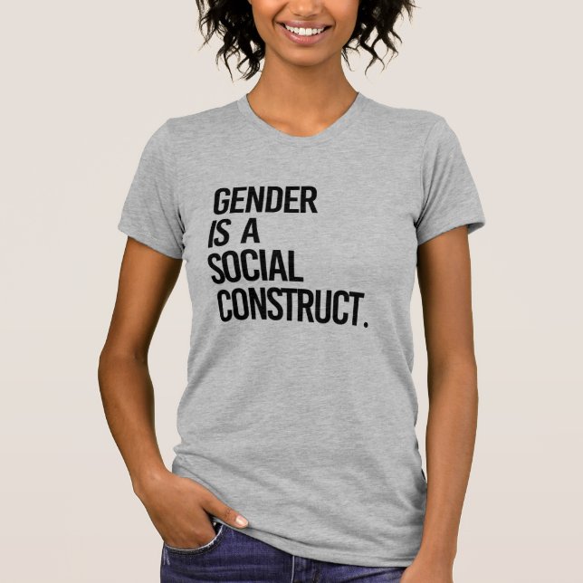 Camiseta El género es una construcción social (Anverso)