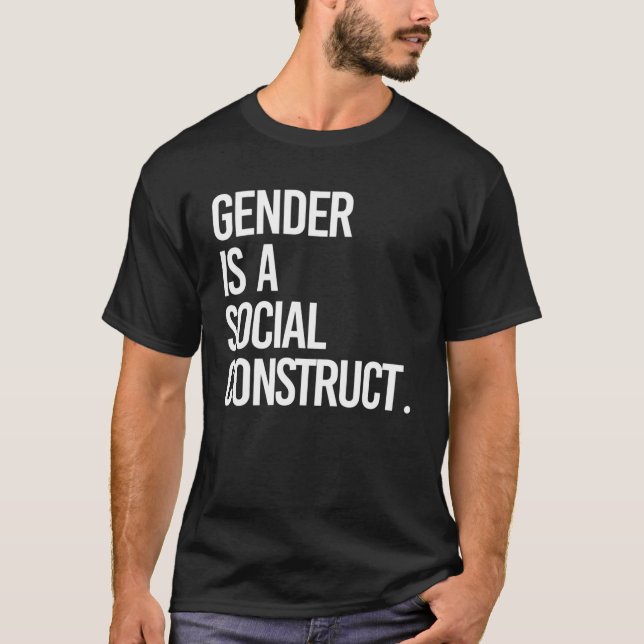 Camiseta El género es una construcción social (Anverso)