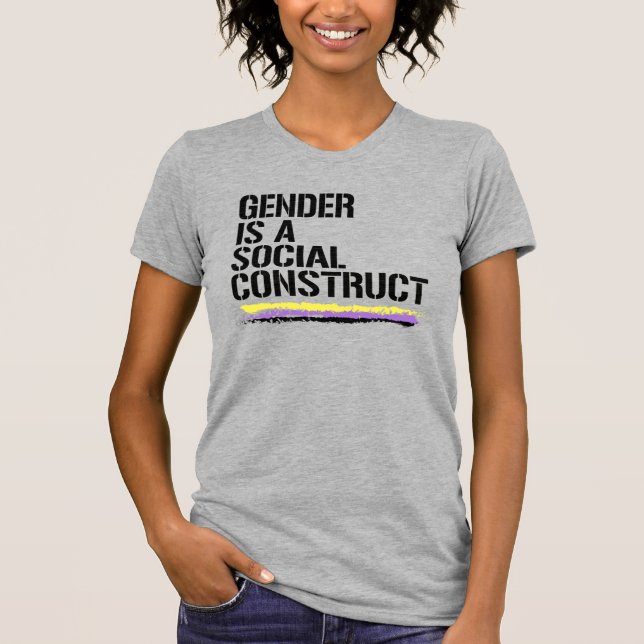 Camiseta El género es una construcción social (Anverso)