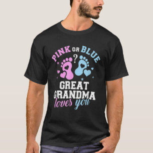 Camiseta El género familiar revela que la abuela te ama