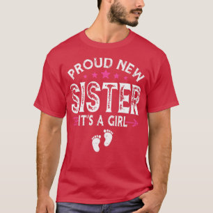 Camiseta El género femenino de la familia cuta revela a una