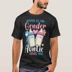 Camiseta El género femenino revela a la Fiesta tía guardian