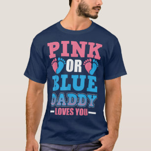 Camiseta El género masculino revela a la Fiesta bebé papi r