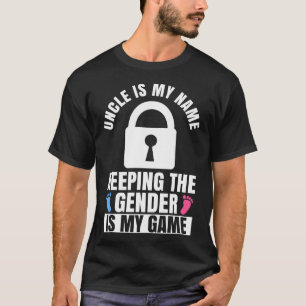 Camiseta El género masculino revela el diseño para un guard