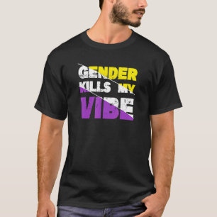 Camiseta El género mata mi orgullo no binario