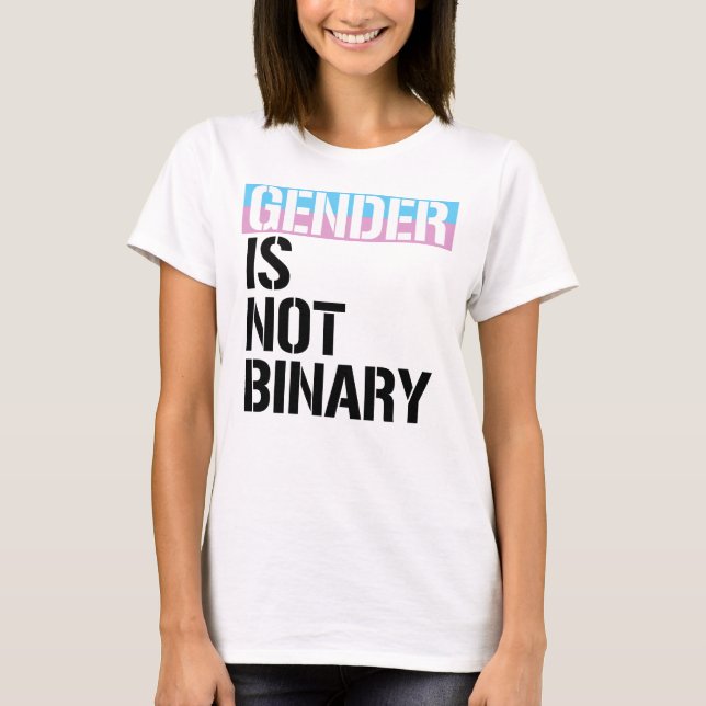 Camiseta El género no es binario (Anverso)