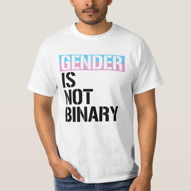 Camiseta El género no es binario (Anverso)
