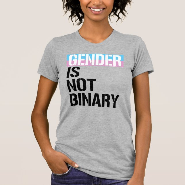 Camiseta El género no es binario (Anverso)