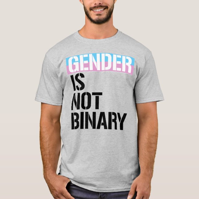 Camiseta El género no es binario (Anverso)