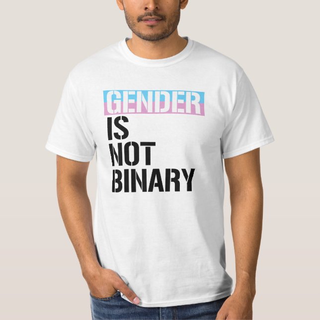 Camiseta El género no es binario (Anverso)