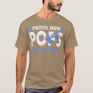Camiseta El género retro revela el orgullo de los nuevos pa