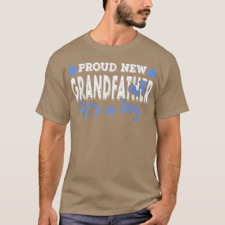 Camiseta El género retro revela el orgullo del nuevo abuelo