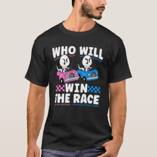 Camiseta El género revela a Baby Shower quién ganará la car