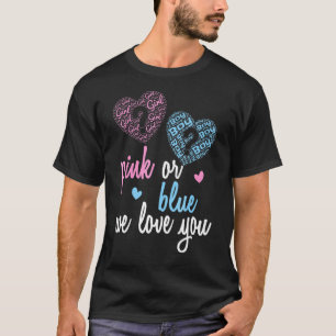 Camiseta El Género Revela A Chico O Chica Rosa O Azul Que T
