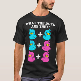Camiseta El género revela a los gemelos lo que son los pavo