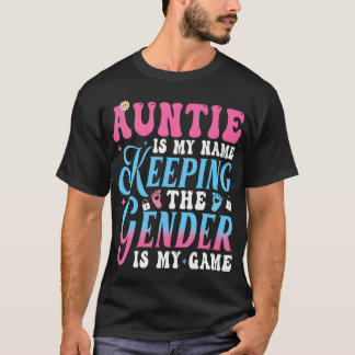 Camiseta El Género Revela A Un Cuidador De La Tía De Género