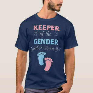 Camiseta El Género Revela Al Cuidador Del Género Que La Abu