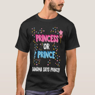 Camiseta El género revela al príncipe o a la princesa, la a