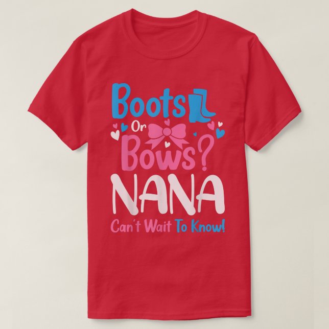 Camiseta El género revela brotes o dobla la Invitación del  (Diseño del anverso)