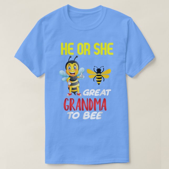 Camiseta El género revela el amor de su abuela (Diseño del anverso)