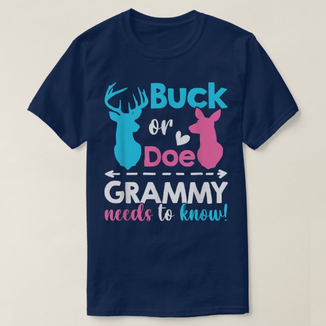 Camiseta El género revela el bulto o ¿Grammy necesita saber (Diseño del anverso)