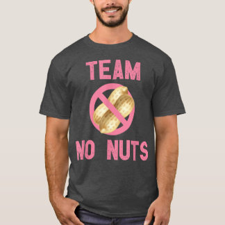 Camiseta El género revela el equipo sin frutos secos chica 