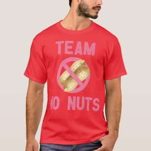 Camiseta El género revela el equipo sin frutos secos chica
